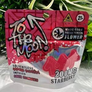 to the moon starberry gummies 200mg